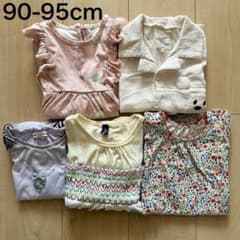 any FAM他】女の子 半袖トップス 90-95cm 5枚セット まとめ売り - メルカリ