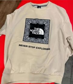 THE NORTH FACE メンズ スウェット ベージュ Lのサムネイル