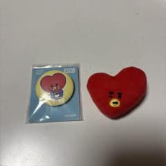 BT21 TATA plush toy, pin badge, can badge