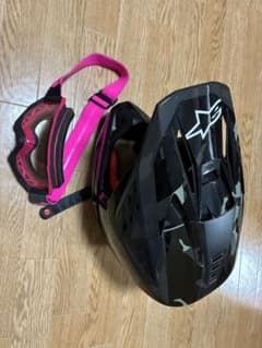 Alpinestars SM5 ヘルメット ゴーグルセット Alpinestars SM5 ヘルメット ゴーグルセット - メルカリ