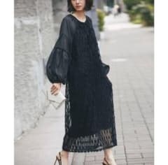 ah【美品】スマイルオーキッド ワンピース ドレス 結婚式 オケージョン