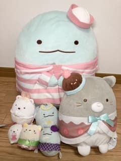 【お得】すみっコぐらし　big ぬいぐるみ マスコット　６点＋おまけ　まとめ売りのサムネイル