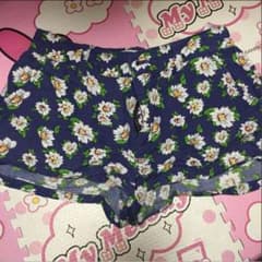 花柄 ネイビーのサムネイル