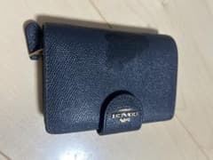 COACH ネイビー 二つ折り財布のサムネイル