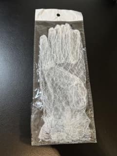 【新品未使用】ウェディンググローブ　（レース）のサムネイル