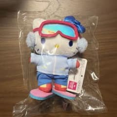ハローキティ スキーウェア 安比高原限定　ご当地キティ　ぬいぐるみ１つ ハローキティ スキーウェア 安比高原限定 ご当地キティ ぬいぐるみ