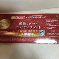 湯快リゾート  プレミアムチケット☆のサムネイル