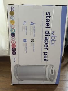 新品、未開封　Ubbi(ウッビ) 日本育児 おむつポット  グレーのサムネイル
