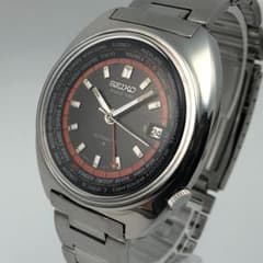 【OH済】 SEIKO ワールドタイム 1973年製 黒文字盤 自動巻き OH済】 SEIKO ワールドタイム 1973年製 黒文字盤 自動巻き - メルカリ