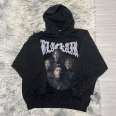 BLACK AIR ビンテージパーカー　ダメージフーディーのサムネイル