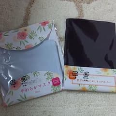 天使の綿シフォン　やわらかマスク＆ネックカバーのサムネイル