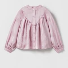 ZARA エンブロイダリーサテンブラウスのサムネイル