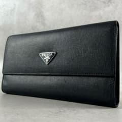 希少 美品 プラダ サフィアーノ 長財布 ロングウォレット 二つ折り