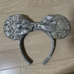 ディズニー カチューシャ スパンコール シルバーのサムネイル