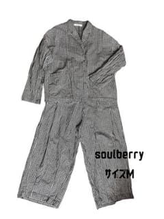 soulberry ギンガムチェック　セットアップ　サイズMのサムネイル