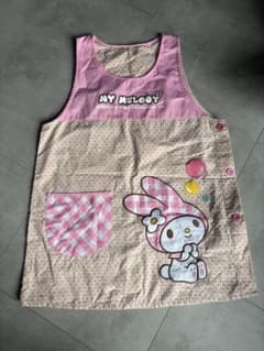 My Melody エプロン ピンク ベージュのサムネイル