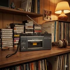 ESV104 【ジャンク】ナショナル RX-2700 昭和レトロ　ラジカセ ESV104 【ジャンク】ナショナル RX-2700 昭和レトロ ラジカセ - メルカリ