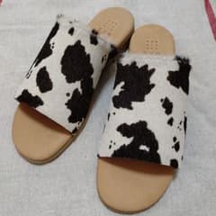 ★美品★que shoes キュー　ハラコサンダル　25cm m25316312784_1.jpg?1726895452