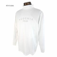 長袖ハイネックシャツ【L寸】ホワイト　ピンゴルフ 　621-5266801 長袖ハイネックシャツ【L寸】ホワイト ピンゴルフ 621-5266801 - メルカリ