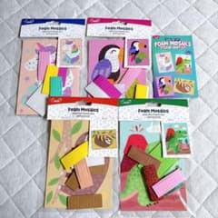 モザイククラフト 工作キット モザイクアート 知育おもちゃのサムネイル