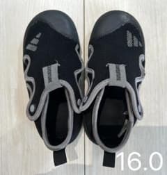 adidas キッズ サンダル 16.0cm ブラックのサムネイル