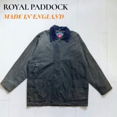 90s​英国製ROYAL PADDOCKオイルドジャケット XL セージグリーン