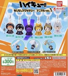 R*止様 ハイキュー!! めじるしアクセサリー アニマル 5種セミコンプリートのサムネイル