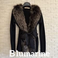 ブルマリンのフォックスファー付きカシミア混カーディガン - メルカリ