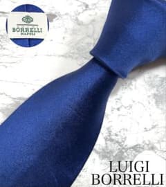 LUIGI BORRELLI ネクタイ サテンシルク ソリッド 光沢 ブルー LUIGI BORRELLI ネクタイ サテンシルク ソリッド 光沢 ブルー - メルカリ