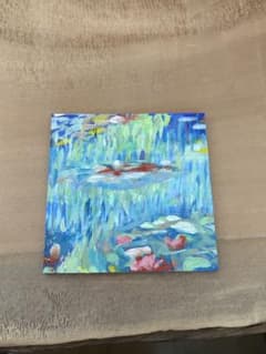 モネ 睡蓮 模写風 ミニサイズ 【アクリル画】 - メルカリ