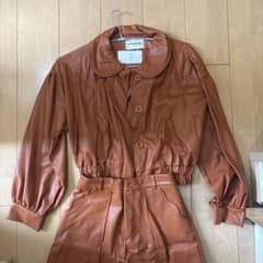poppy フェイクレザージャケット　ショートパンツセットアップのサムネイル