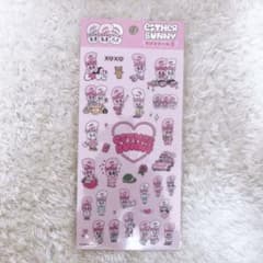 エスターバニー　クリアシール、クリアステッカーセットの2セット