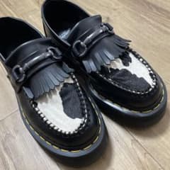 美品】ドクターマーチン エイドリアン スナッフル 厚底 UK4 カウ柄