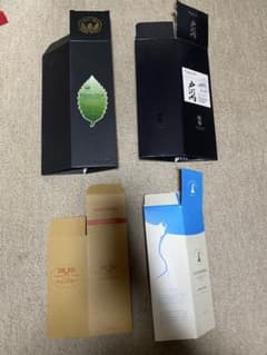ジャパニーズウイスキー　空箱　４種類セットのサムネイル