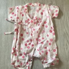 【専用】記名があれば教えてください☆様　浴衣ロンパース　60のサムネイル
