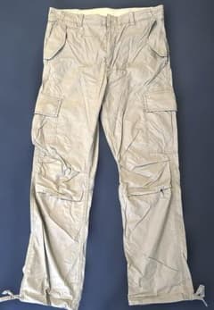00s OLD GAP カーゴパンツ マルチポケット Y2K グレー Lのサムネイル