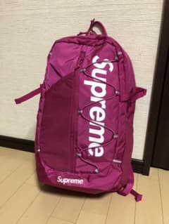 supreme 17ss バックパック♡マゼンタピンク♡のサムネイル