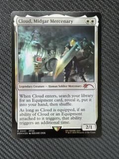 MTG ミッドガルの傭兵、クラウド 海外限定 プロモ foil - メルカリ