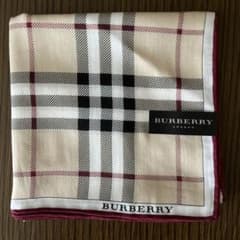 新品未使用】BURBERRYバーバリー ハンカチ ミニスカーフ ノバチェック