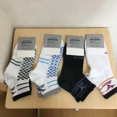 靴下 ソックス ミズノメンズ  4足セット(24〜26cm)のサムネイル