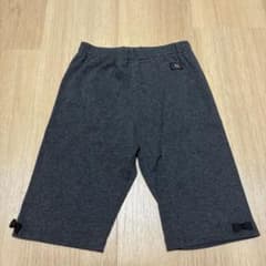 メゾピアノ　ハーフパンツ グレー 120cm リボン付き
