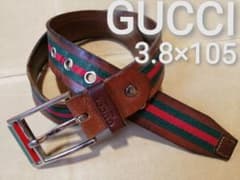 vintage GUCCl GG総柄　シェリーライン　ベルト　イタリア製 Vintage Gucci Shelly Line Belt Web Line / ヴィンテージ グッチ