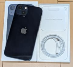 【箱ケーブル付】iPhone 13 ミッドナイト 128GB SIMフリーのサムネイル