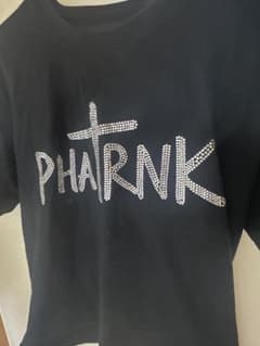 PHATRNK ストーン装飾 ブラック Tシャツ Mのサムネイル