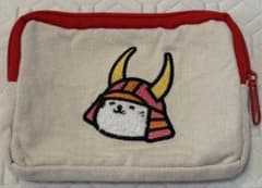ひこにゃん　刺繍ポーチのサムネイル