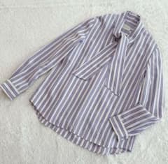 UNITED ARROWS ストライプリボンシャツのサムネイル