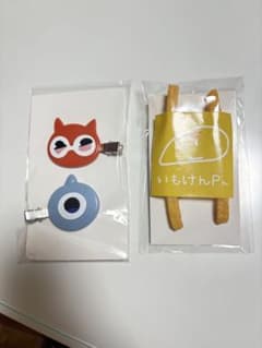 Ado】いもけんPん 赤青おにヘアクリップ セット - メルカリ
