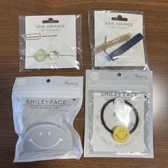 【新品未使用・即日発送】ヘアアクセサリー4点セットのサムネイル