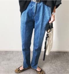 【STUDIOUSmayumiコラボスリットテーパードデニムのサムネイル