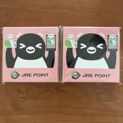 JRE POINT ペンギンデザインメモ帳 2個セットのサムネイル